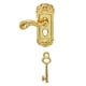 thumbnail image 3 of Juego de llaves de cerradura de puerta en miniatura para casa de muñecas 1/12, minimanija de puerta de hadas para casa de muñecas, juguete Tmvgtek libre de BPA, 3 of 6