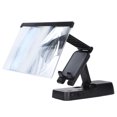 thumbnail image 3 of Phone Screen Magnifier, Clear Bright Image Phone Stand Magnifier Reduce Visual Fatigue  for Videos, 3 of 7