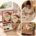 thumbnail image 5 of Christmas Sea Glass Mosaic Art Kit, Sea Glass Art Kit Crafts for Adults, Santa Cauls Resin Handmade Mosaic Art Kits for Tabletop, Home, 5 of 6