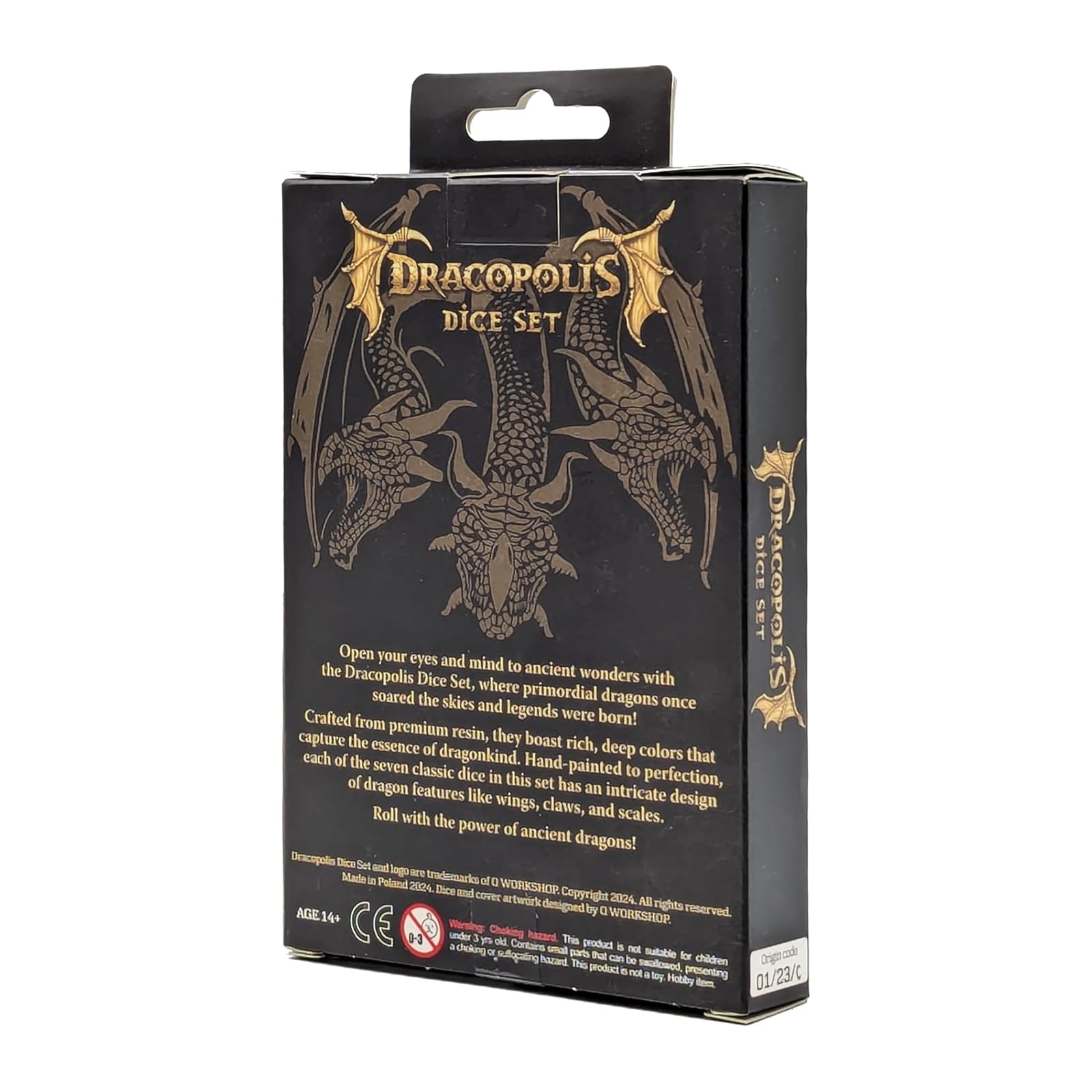 Q-Workshop Dracopolis The Andean Longneck 7 Piece Dice Set