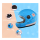 thumbnail image 3 of Casco Infantil  para Moto Bici Scooter Ajustable  Malubero Color Azul Estrella, 3 of 5