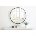 thumbnail image 3 of Metal frame Round Mirror 24 inch Black finish, 3 of 5