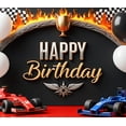 thumbnail image 4 of Racing Theme Banner Decorative Design Colorful Balloons Party Backdrop for Birthday Party Kids Celebration, 4 of 8