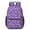 Unicorn and Rainbow Purple Pattern, variant on Unicorn and Rainbow Purple Pattern 17" Waterproof Oxford School Backpacks for Teens, S-Shape Padded Straps, for School, Travel, Hiking, Camping