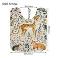 thumbnail image 5 of Yayeee Bath Rug for Bathroom Floor Non Slip Contour Fluffy Soft Absorbent Mat, 20"x24", Animals in A Forest Pattern, 5 of 7