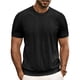 thumbnail image 1 of pstuiky camiseta de hombre, Suéter informal y moderno de color sólido con cuello redondo y manga corta para hombre ropa de hombre l, 1 of 6