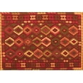 thumbnail image 1 of Ahgly Company Indoor Rectangle Oriental Orange Traditional Area Rugs, 4' x 6', 1 of 1