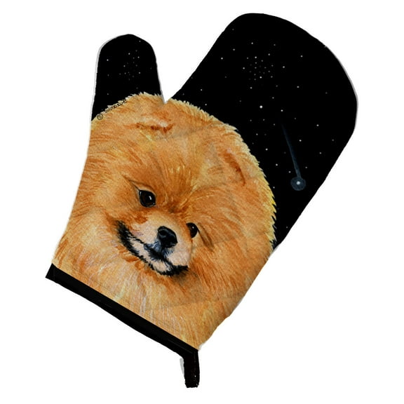 Starry Night Pomeranian Oven Mitt