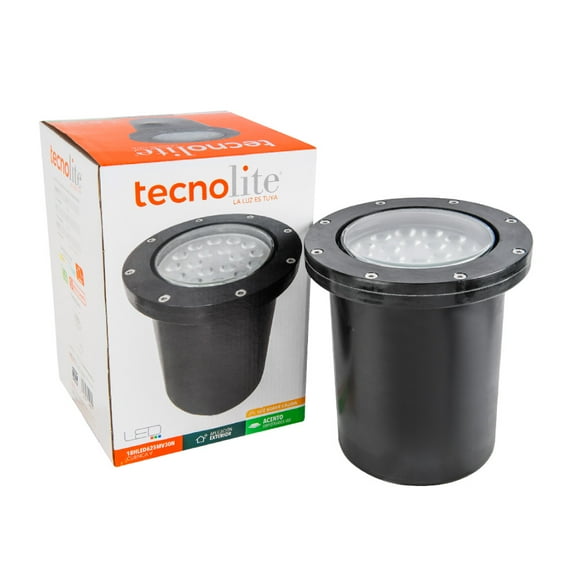 Lámpara Empotrado en Piso Tecnolite 18w Luz Suave Cálida
