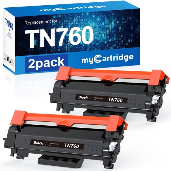 myCartridge Remanufactured Toner Cartridge Replacement for Brother TN760 TN-760 TN730 TN-730 for MFC-L2710DW MFC-L2750DW HL-L2350DW HL-L2370DW HL-L2395DW H