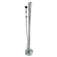 thumbnail image 2 of Pluto Triangle head tub filler faucet with Breeze Handle - Brushed Nickel, 2 of 11