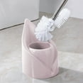 thumbnail image 5 of JingChun Toilet Bowl Brush Set with Rim Cleaner and Holder Set - Toilet Bowl Cleaning System with Scrubbing Wand, Under Rim Lip Brush and Storage Caddy for Bathroom, 5 of 8
