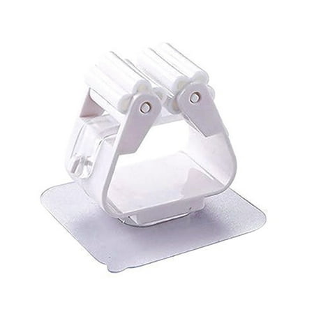 

Wall Mounted Mop Clip Brushbroom Holder Organizer Rack Seamless Hook Bathroom