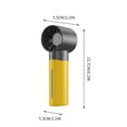 thumbnail image 2 of Handheld Misting Fan Portable Spray Cooling Fan USB Rechargeable, High Speed Mist Function Strong Airflow Long Battery Life Compact Design, Personal Cooling Fan for Travel Beach Outdoor Use, 2 of 5