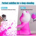 thumbnail image 4 of FansArriche Limpiador para Aerógrafo, Solución de Limpieza de 1 L (33.82 Oz) para Pinturas Acrílicas a Base de Agua, Limpia Rápidamente Aerógrafos Atascados, Pinceles y Herramientas de Arte, 4 of 6