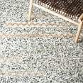 thumbnail image 6 of SAFAVIEH Natura Emmit Abstract Runner Rug, Ivory/Black, 2'3" x 8', 6 of 8