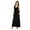 Black, variant on Womens Sleeveless Maxi Dress