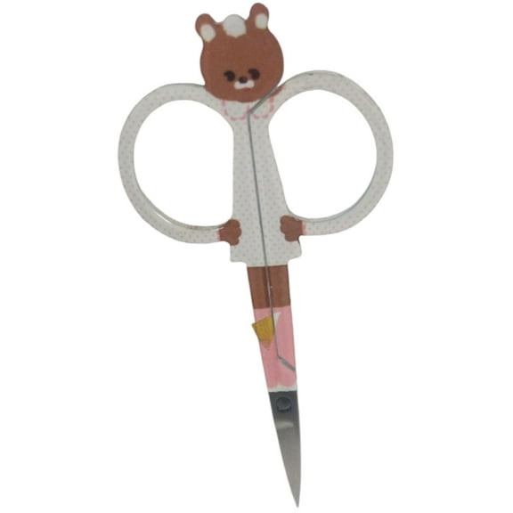 Brown Buddy Bear Embroidery Scissors 3 3/4 Inches