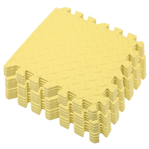 Tomshoo 12pcs Eva Foam Mat Interlocking Foam Tiles Playground Flooring Puzzle Mat Multiple Colors Skid Mat With Finishing Border Walmart Com Walmart Com