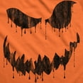thumbnail image 2 of Mens Drippy Dan Pumpkin T Shirt Funny Halloween Jack O Lantern Creepy Smile Tee for Guys Graphic Tees, 2 of 7