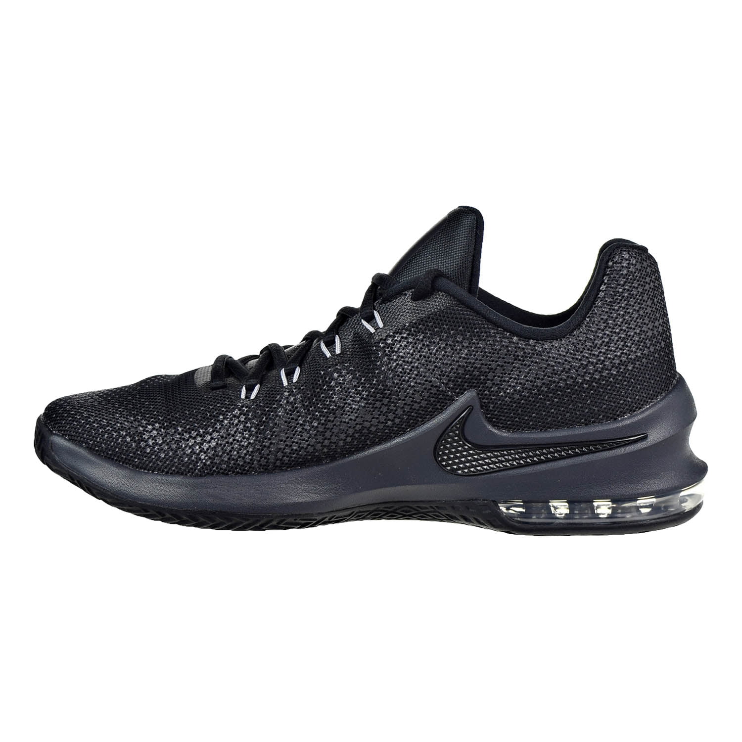 Men's Air Max Infuriate Low Cool Grey / Black-White Ankle-High Basketball Shoe -