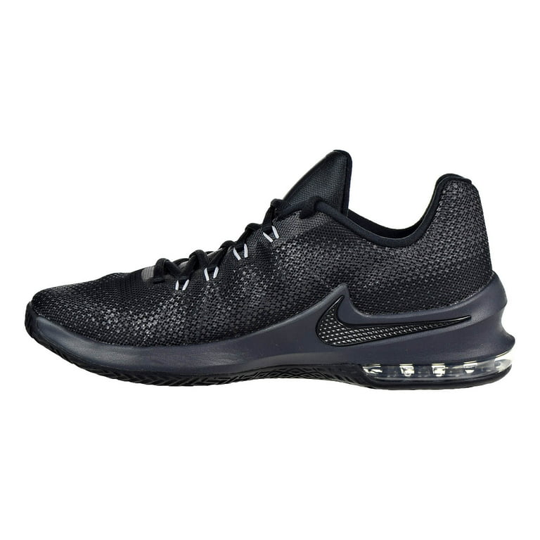Nike Men's Air Infuriate Low Black / Black-Anthracite Ankle-High Basketball Shoe - -