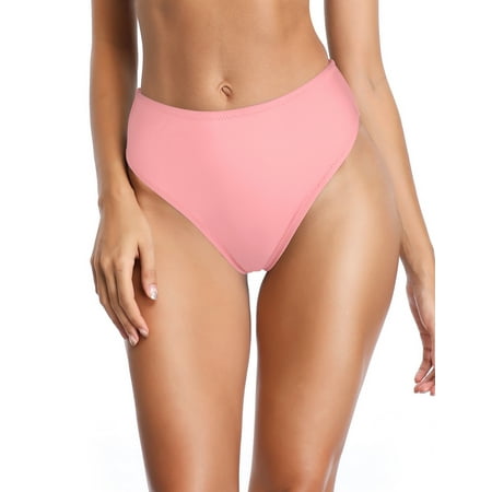 RELLECIGA Women s High Cut High Waisted Bikini Bottom
