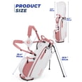 thumbnail image 6 of Sturdum 5.5 lb Lightweight 7-Way Golf Stand Bag for Men & Women, 900D Oxford, Full-Length Dividers, Cooler Pocket, Dual Padded Straps & Stable Base, 6 of 8