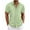 Green, variant on Men's Short Sleeve Linen Cuban Shirt Lightweight Button Down Guayabera Shirts Work Casual Turn-down Collar Shirts