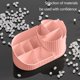 thumbnail image 5 of Makeup Organizer Box | Transparent Plastic Drawer Style | Rotating Compartment | Multi-Section Storage | Cosmetic & Lipstick Holder | Pen & Stationery Rack | 8x4.5x4.3 in | Durable Countertop Storage, 5 of 6