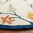 thumbnail image 3 of SAFAVIEH Metro Antoine Floral Area Rug, Ivory/Blue, 6' x 6' Round, 3 of 8