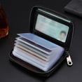 thumbnail image 2 of QENASHAING PU Leather Card Wallet, 20-Slot Accordion Organizer with Zipper Closure, Slim Pocket-Sized Holder for Credit and Debit Cards, 2 of 8