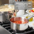 thumbnail image 5 of T-fal Cook & Strain, 20 Piece Stainless Steel Cookware Set, Silver, 5 of 8
