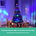 thumbnail image 4 of Costway 6' Pre-Lit Artificial Christmas Tree Fiber Optic w/Multicolor LED Lights & Stand, 4 of 9