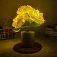 thumbnail image 2 of LINLIN Desk Lamp LED Peony Flower Night Light Artificial Flower Lamp with Vase,Table Lamp Ornaments Living Atmosphere Light Room Desktop Decor for Home Table Centerpieces,Night Lamp,Gift, 2 of 9