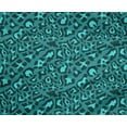 thumbnail image 4 of oneOone Polyester Spandex Teal Green Fabric Animal Skin Dress Material Fabric Print Fabric By The Yard 56 Inch Wide-WJ8, 4 of 4