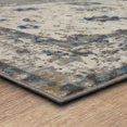 thumbnail image 2 of Mohawk Home Fenton Washable Low Pile Stain and Fade Resistant Indoor Runner Rug, Grey/Dark Blue, 2' X 10', 2 of 7