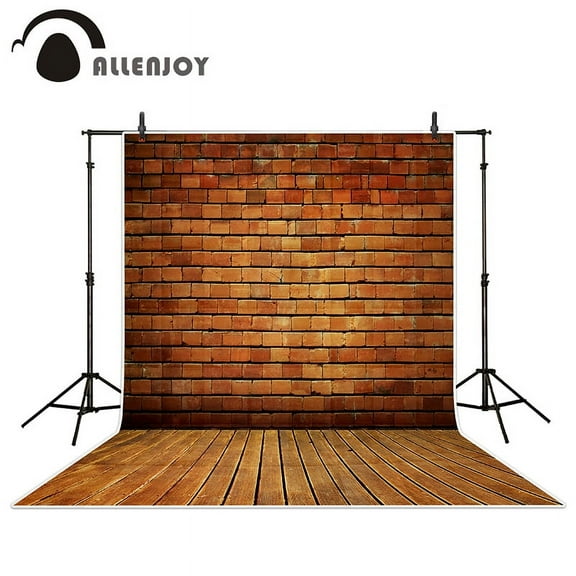 Allenjoy photography backdrops Red brick wall neatly arranged wood brick wall backgrounds for photo studio