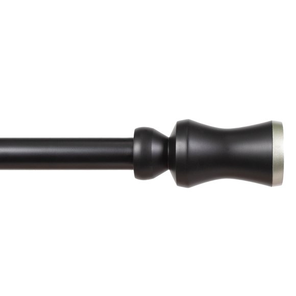 Mainstays 30-84 in. Lennox Adjustable Decorative Window Curtain Rod, 3/4 in. Diameter