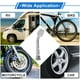 thumbnail image 2 of Extensión de válvula de llanta de cobre de 135 grados con adaptador de inflado de 180 mm para automóvil, motocicleta, RV, camión, 2 of 6