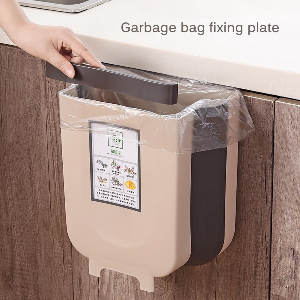 23 Kitchen Cabinet Door Hanging Trash Can with wow factor