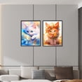 thumbnail image 2 of 2 Uds DIY Cuentas Cuadradas Completas Taladro AB Parcial Lindo Gato Kit35x45cm, 2 of 9