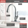 thumbnail image 2 of Delta 9178T-BL-DST Leland Pull-Down Kitchen Faucet - Black, 2 of 7