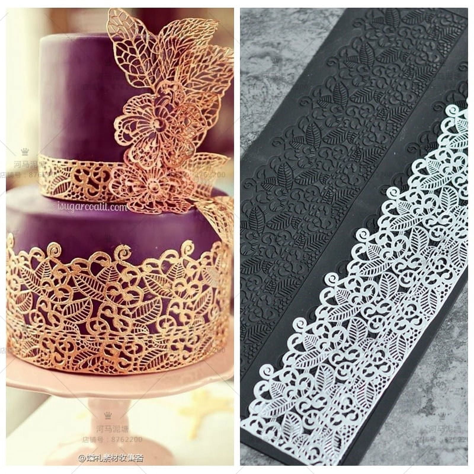 Silicone Mold Fondant Cake Lace Embossed Cake Mold Sugar Lace Mat