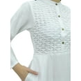 thumbnail image 2 of Bimba Women's Mandarin Collar Plain Jilbab Dress With Pockets Full Sleeve Maxi, 2 of 6