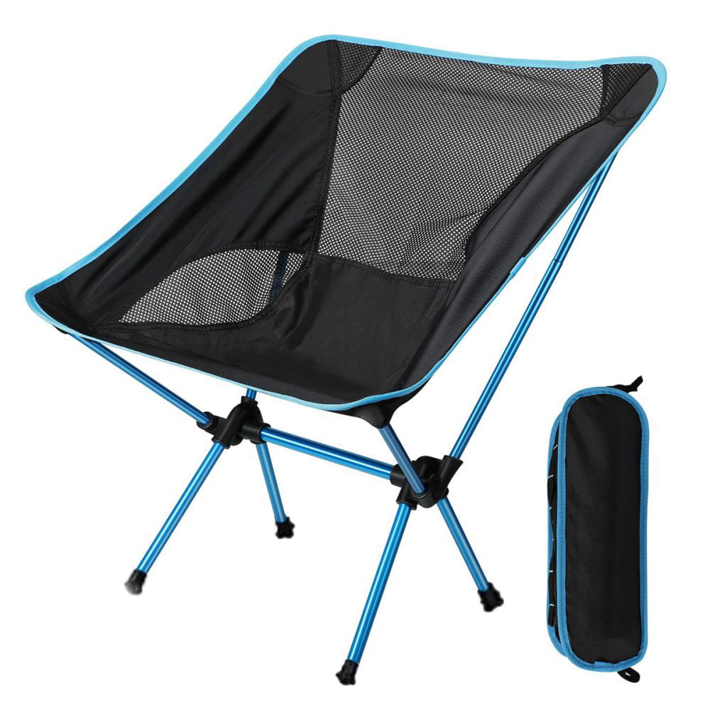 Outdoors Festival lightweight portable compact foldable seat with carry bag and cup holder for Hiking Fishing Beach etc. Park Picnic Folding camping chairs Travel Ultralight Folding Chair