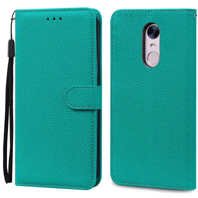 For Xiaomi Redmi 5 Plus Case Redmi 5 Shockproof Wallet Flip Case for Xiomi Redmi 5 plus 5plus Phone Cases Leather Fundas Shell Cyan For Redmi 5 Plus