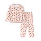 thumbnail image 1 of Fotbe Pastry Conjunto de Pijama de Manga Larga para Mujer con Estampado, Ropa de Dormir de 2 Piezas, Conjunto de Casa Suave y Cómodo con Bolsillos-Medium, 1 of 7