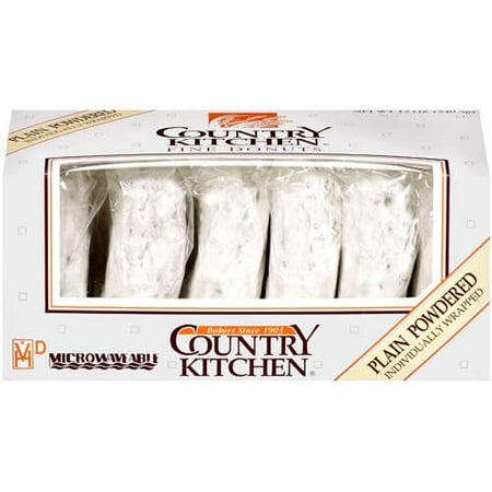 Country Kitchen Plain Powdered Fine Donuts 12 oz Country Kitchen Plain Powdered Fine Donuts 12 oz