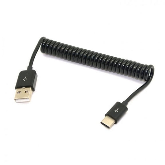 JSER Stretch USB-C 3.1 Type C Male to Standard USB 2.0 A Male Data Cable for Tablet Mobile Phone